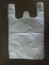 300 + 160 * 525mm 15mic أبيض غير مطبوع تي شيرت حقيبة بلاستيكية - 1000 / حالة ، مواد HDPE