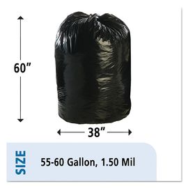 1.5mil البلاستيك أكياس القمامة القابلة لإعادة التدوير سماد مادة نشا الذرة