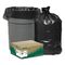 HDPE المواد القابلة لإعادة التدوير أكياس القمامة المطبخ ، أسود أكياس مزبلة نجمة مختومة