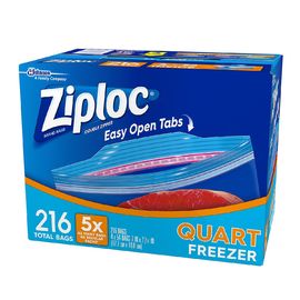 واضح اللون Ziploc سهل فتح أكياس ، أكياس مخصصة الثلاجة الفريزر