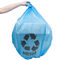 أكياس القمامة البلاستيك الأزرق المعاد تدويرها 1.2 40 40-جالون صديقة للبيئة